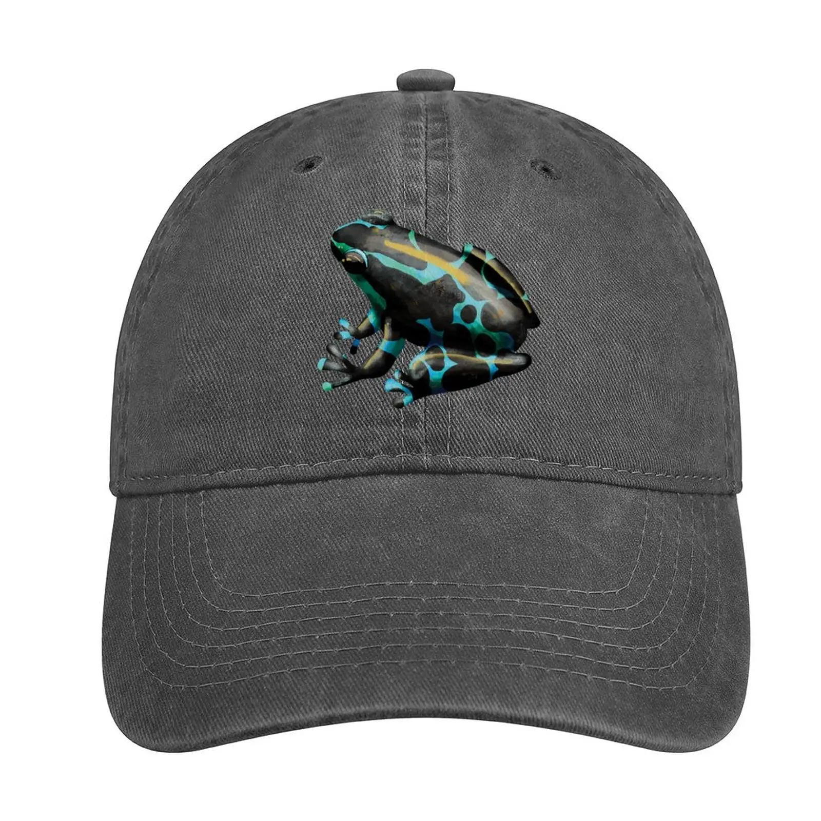 

Poison Dart Frog Cowboy Hat Snapback Cap Uv Protection Solar Hat birthday Hats Man Women'S