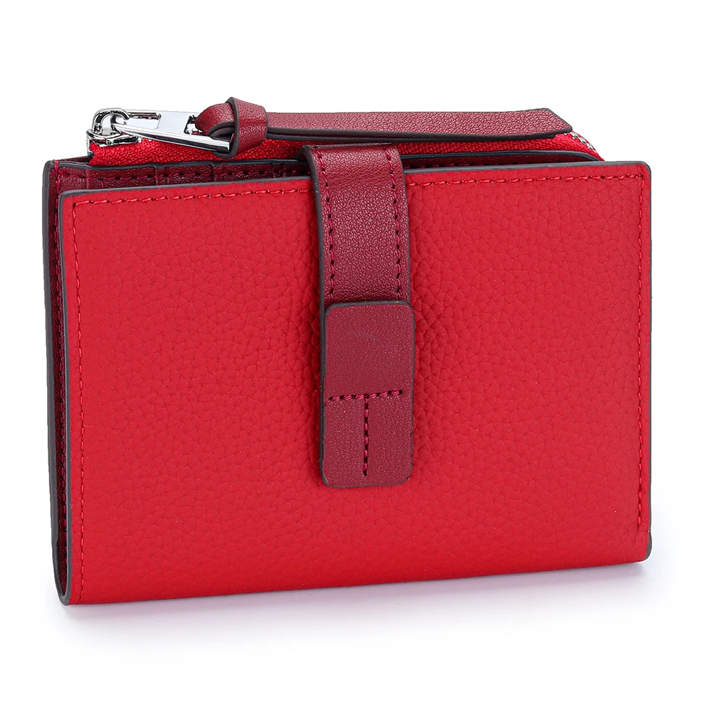 Genuine Leather Wallet for Women Small Short Bifold Wallet with Card Holder 2024 New Compact Wallet for Women with Coin Pocket