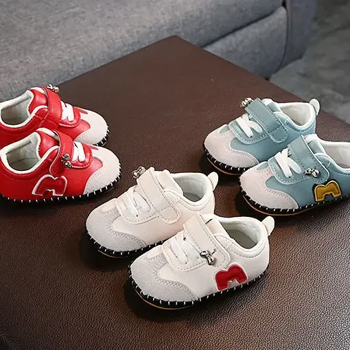 

Autumn and winter baby non-falling 0-1 year old female baby newborn soft-soled shoes male 6-12 months 9 toddler shoes