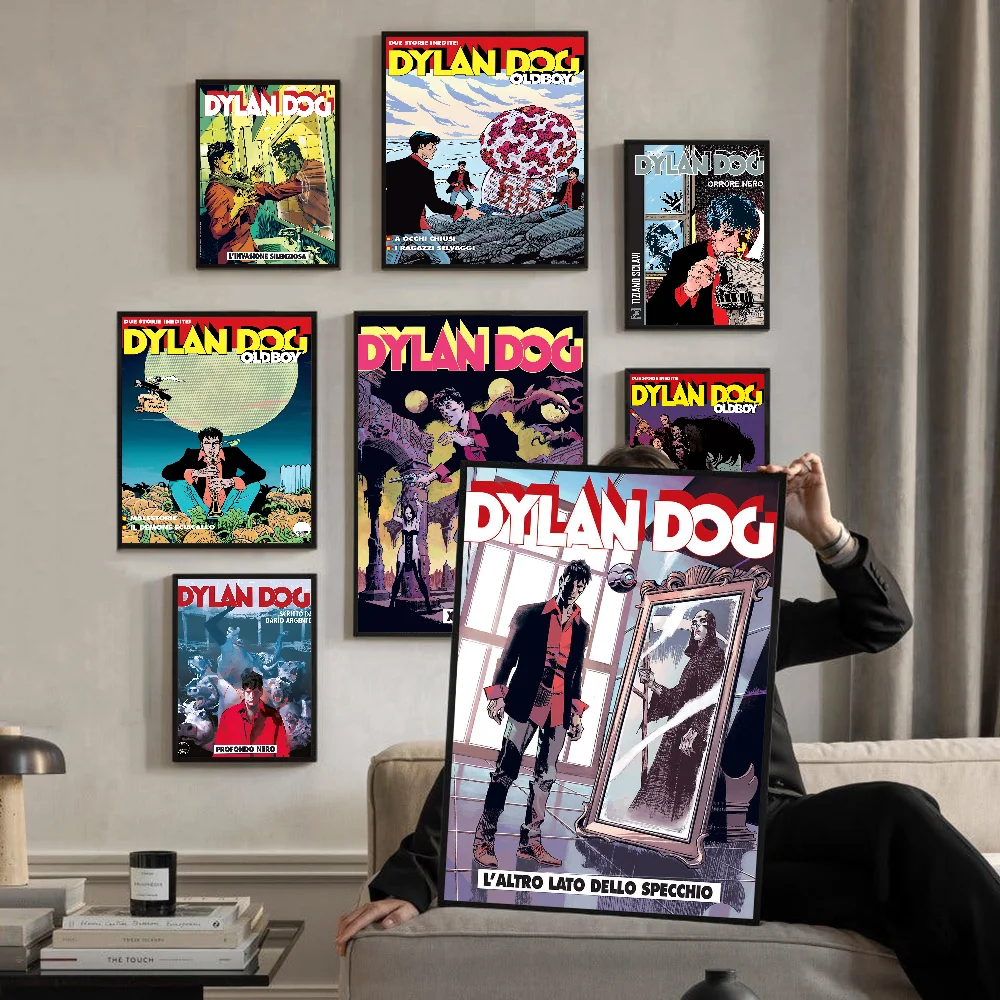 Dylan Dog Poster Movie Poster Appiccicosi Vintage Room Home Bar Cafe Decor Room Wall Decor