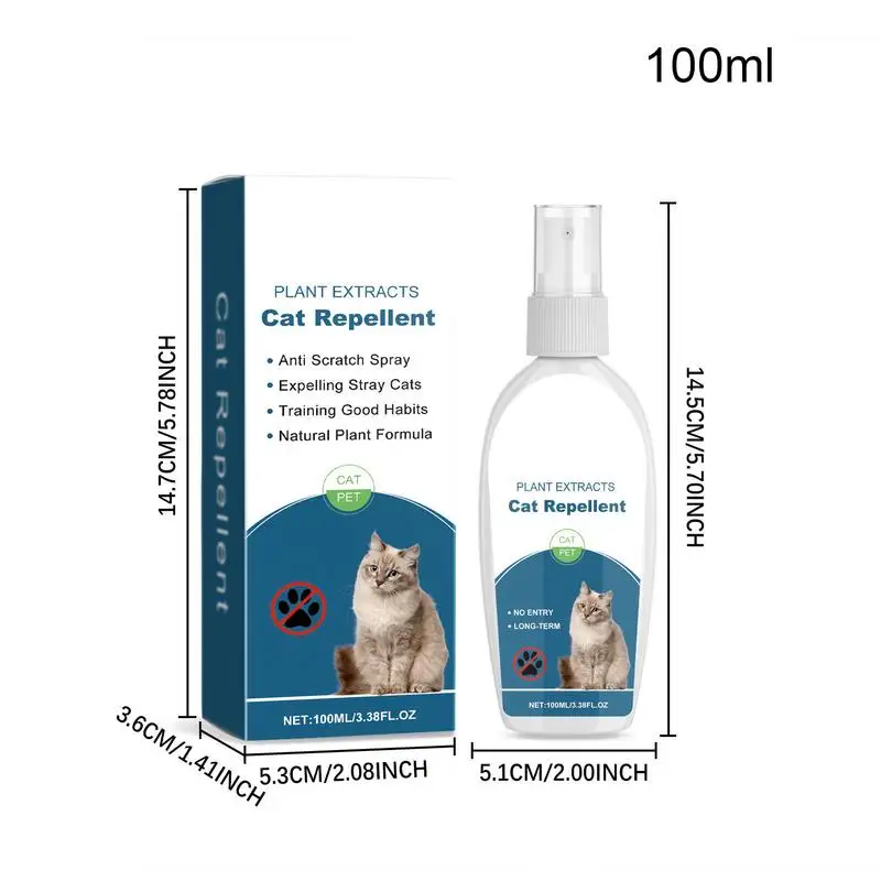 No Scratch Spray For Cats Anti-Scratch Cat Training Spray Cat Scratch Training Aid 100ML Sprays For Protecting Furniture Sofas