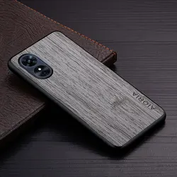 Custodia in Pelle con Motivo in Bambù di Lusso - Design Premium e Eco-Friendly