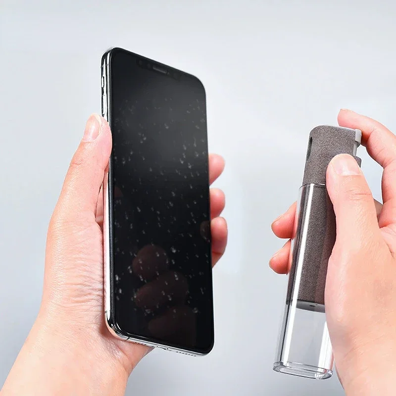 3 in 1 Fingerprint-proof Screen Cleaner Spray Computer Mobile Phone Screen TV monitor Dust Removal Tool Cleaning Artifact Retail
