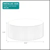 Black Round Coffee Table Modern Side Table End Table for Living Room, Wood Circle Drum Coffee Tables Contemporary Livin 2