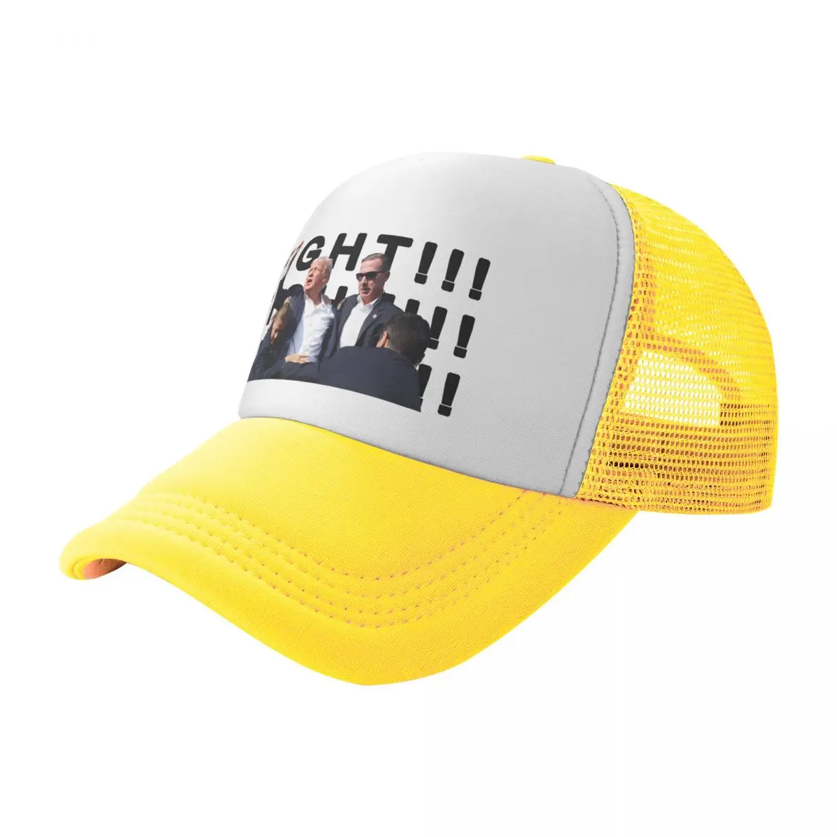 thumbnail image 1 of Trump Fight Shooting - Gorra de béisbol de malla para adultos, deportes de pelota, golf, béisbol, para hombres y mujeres, 1 of 5