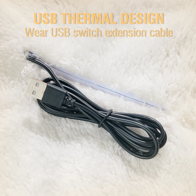 Usb Elektromos Fűtés Takaró Meleg Kendő Korall Gyapjú Plüss 3 Sebességes Beállítási Hőmérséklet Téli Irodai Ebédszünet Fűtő - Image 5