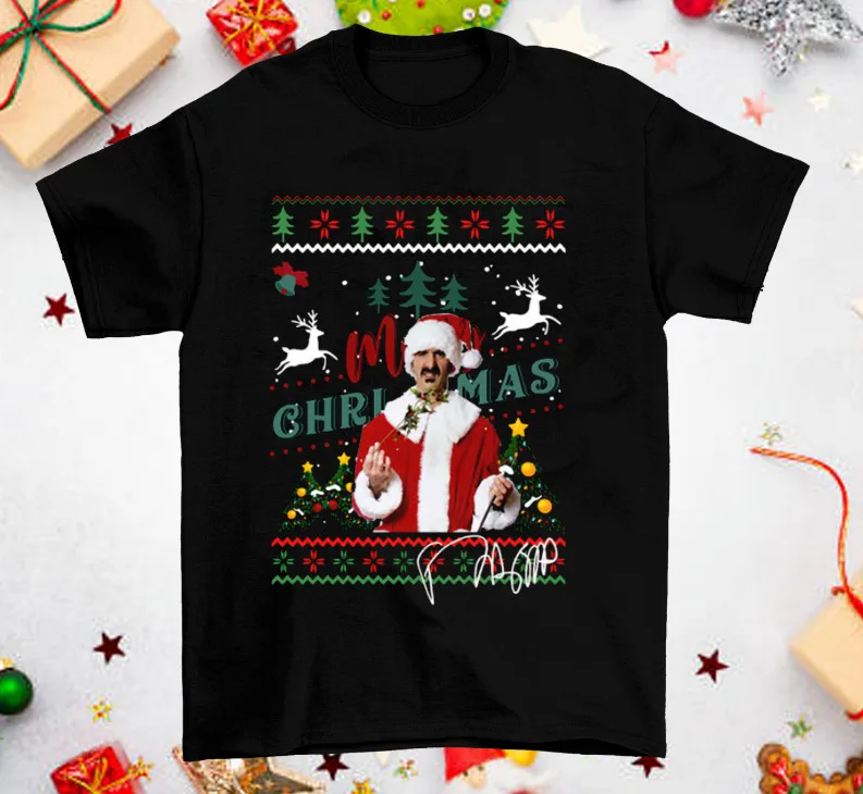Fun Christmas Frank Zappa T Shirt,, Hot Design ,,, Christmas Shirt, Best Art
