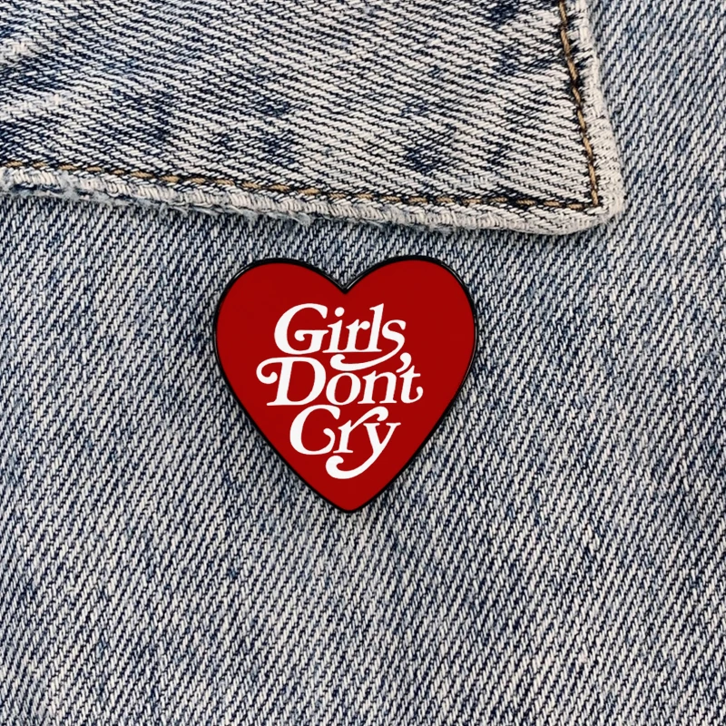 Модная брошь в форме сердца для девушек и женщин