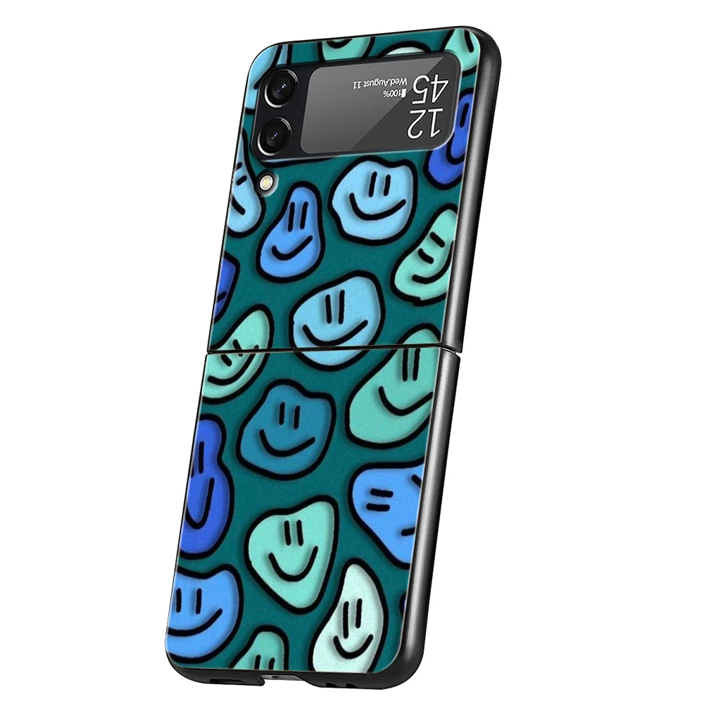Chic Smile Face Hard Phone Case - Black Cover