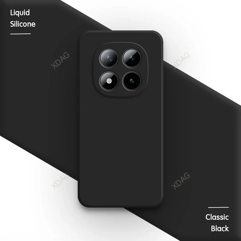 Luxury Liquid Silicone Soft Phone Case - Simple Back Cover