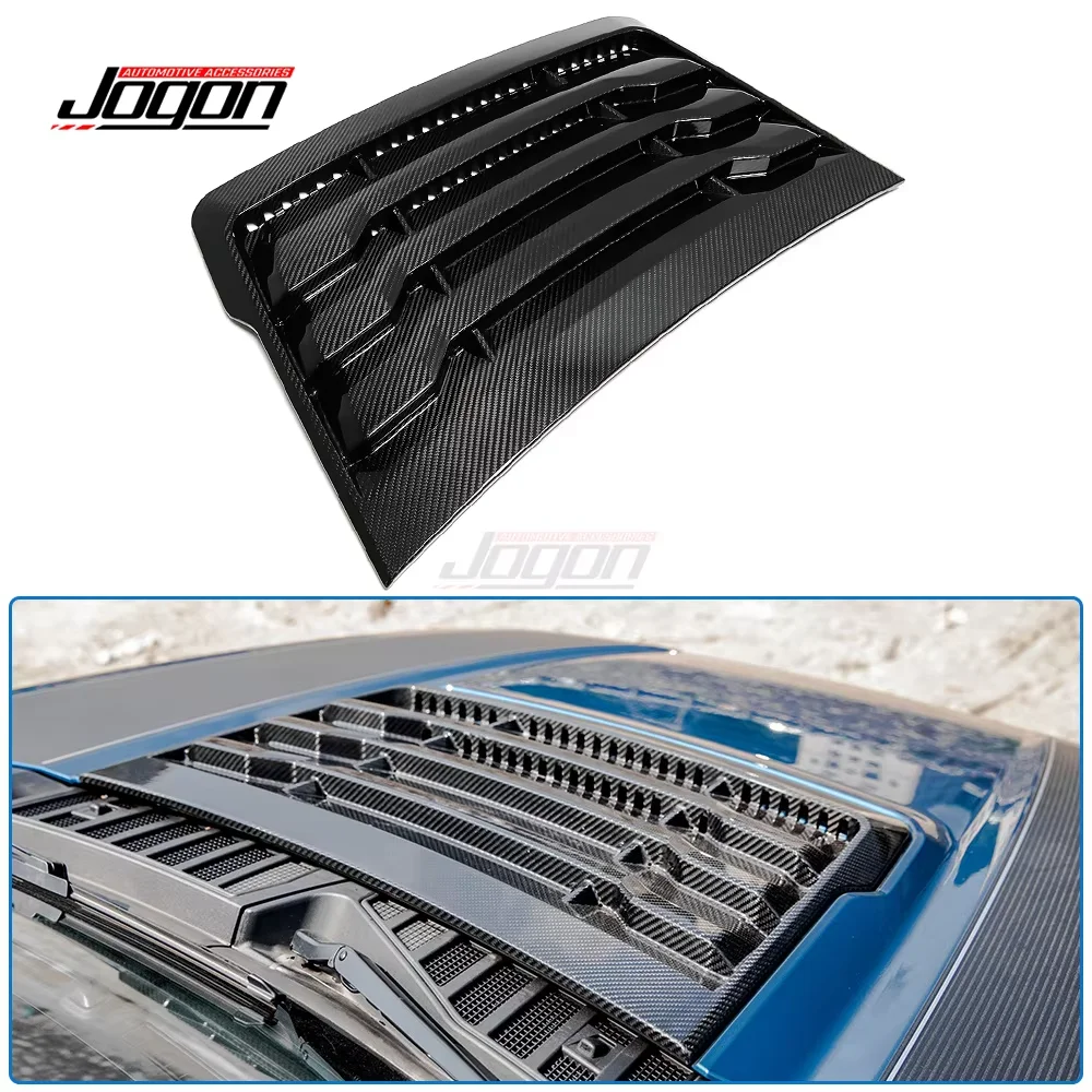 Couvercle De Capot En Carbone Mat Pour Ford F150 Raptor 2015-2020 - Garniture Pare-vent - Marque Jogon