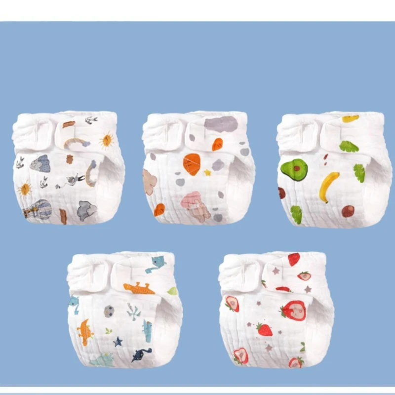 Thick Reusable Baby Cloth Diaper All In One Summer Pure Cotton Pocket Thicken waterproof diapers,cloth diapers