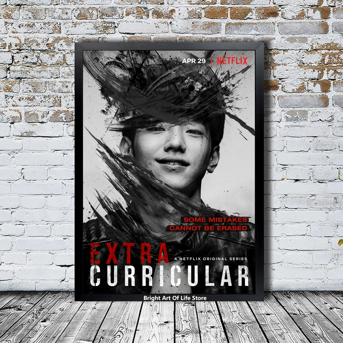 

Extracurricular Poster Star Actor TV Series Canvas Poster Photo Print Wall Painting Home Decor (Unframed)