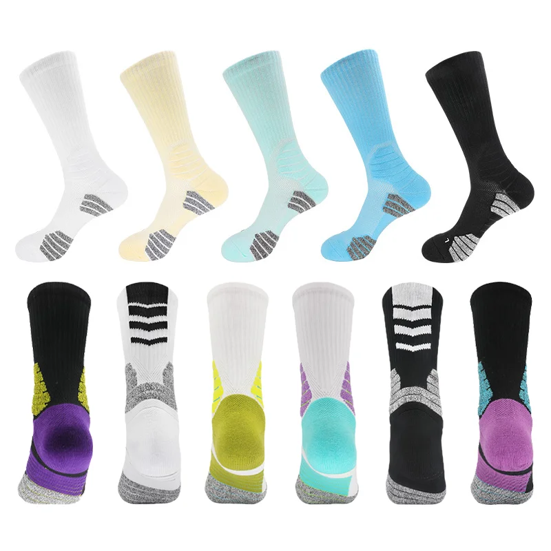 MensProfessionBasketballSocksThickCushionBlistersFreeElite