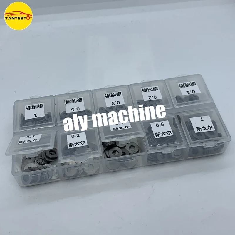 Injector Washer Shims TANTESTO 500PCS 3x7.2mm 4X9mm Diesel Common Rail Injector Pressure Adjusting Washer Gaskets for Cummins STR AOWEI