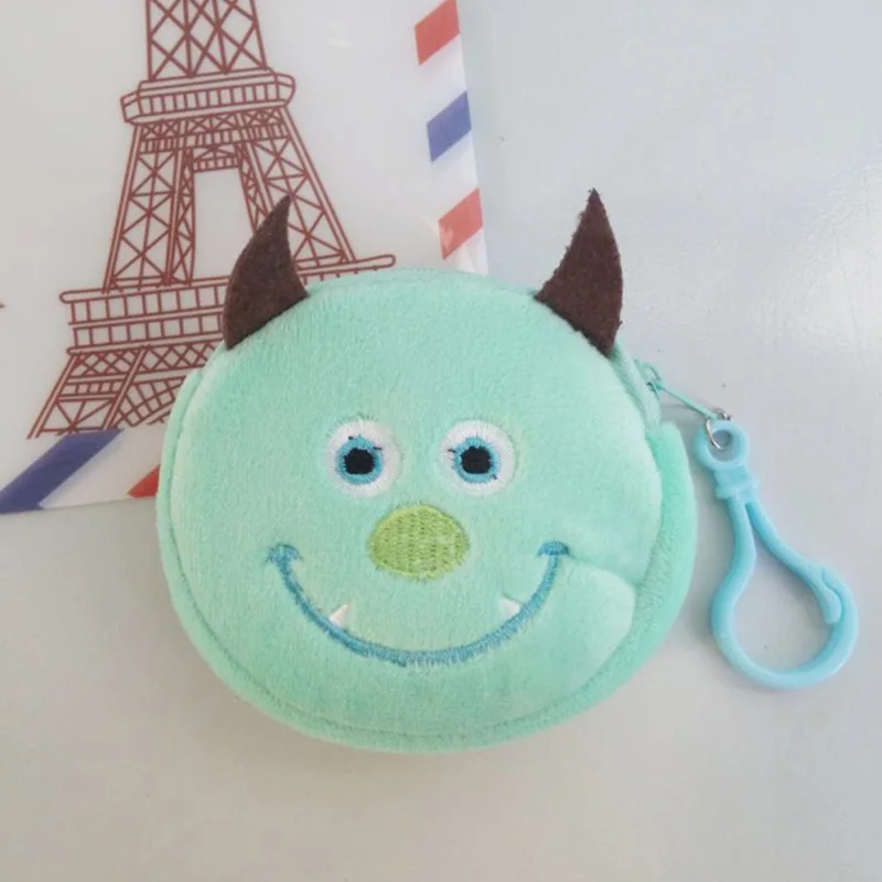 thumbnail image 1 of Cartoon Stitch Sullivan Children Plush Coin Purse Zipper Change Purse Mini Wallet Kids Girl Women For Gift, 1 of 5