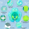 Baby Swimming Float Inflatable Dropshipping Baby Float with Canopy Waist Swimming Chest Floater Float Trainer 5