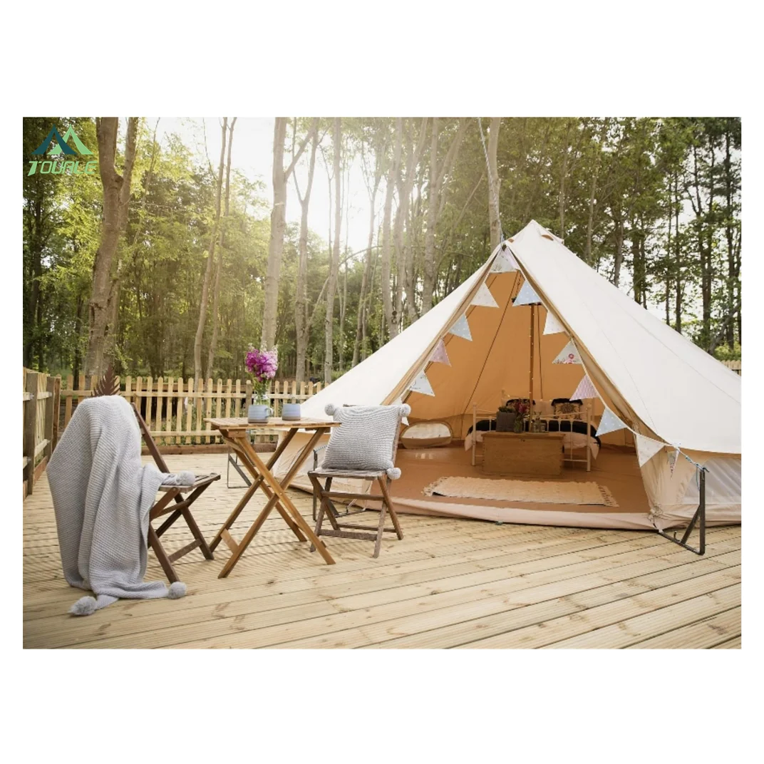 

Outdoor Camping Tent Family Rain and Sun Protection Luxury 3-4 Person Camping Tents Hiking Travelling Accessories