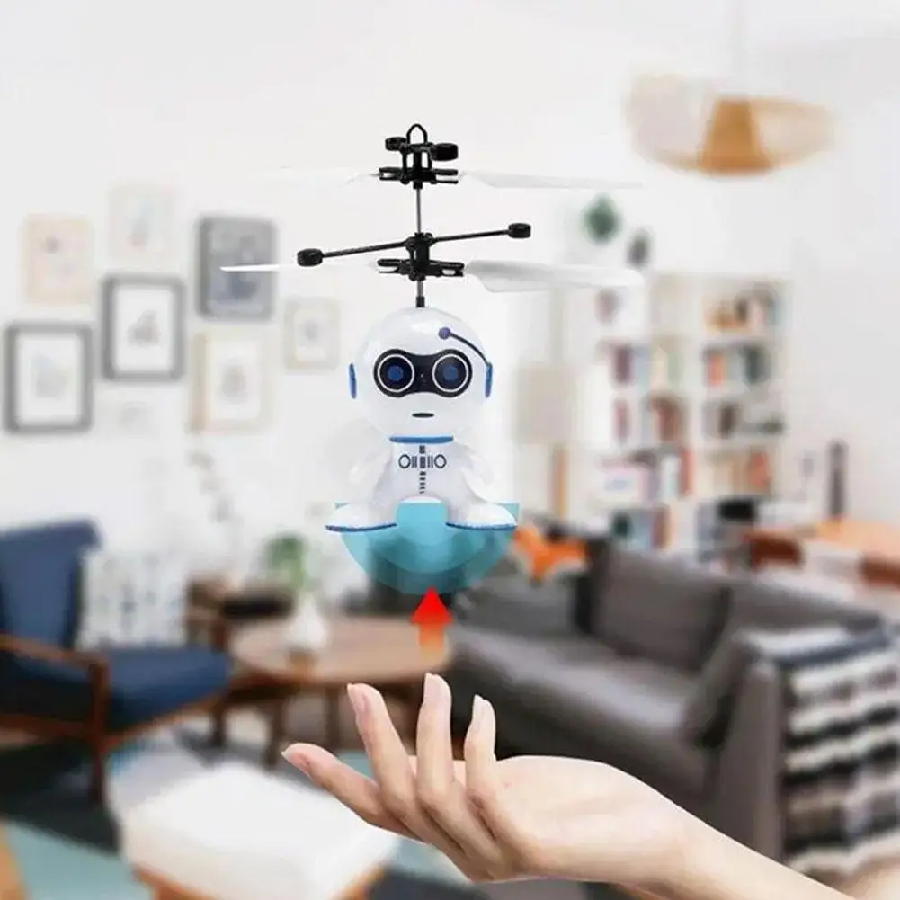 Gesture Sensing Drone Mini Luminous Suspension Flying UFO Smart Sensing Helicopter Children's Toy Boys Gift Remote Control Toy 3