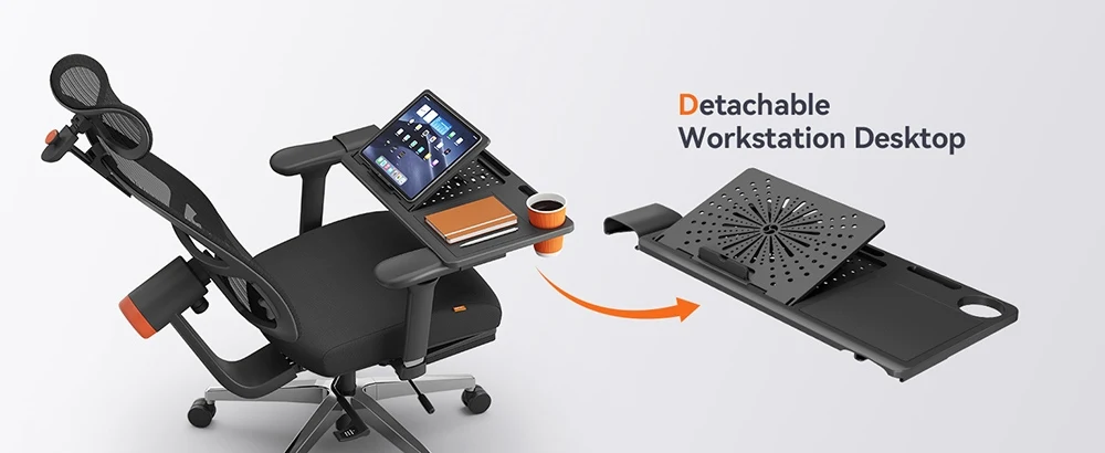 NEWTRAL LAPD Detachable Workstation Desktop for MAGICH003/MAGICH-BP/MAGICH-BPRO、NT001/NT002 Ergonomic Chair