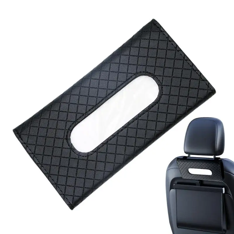 

Car Visor Tissue Holder Car Tissue Boxes Car Interior Napkin Dispenser With Tissue Refill Truck Backseat Tissue Case accessories