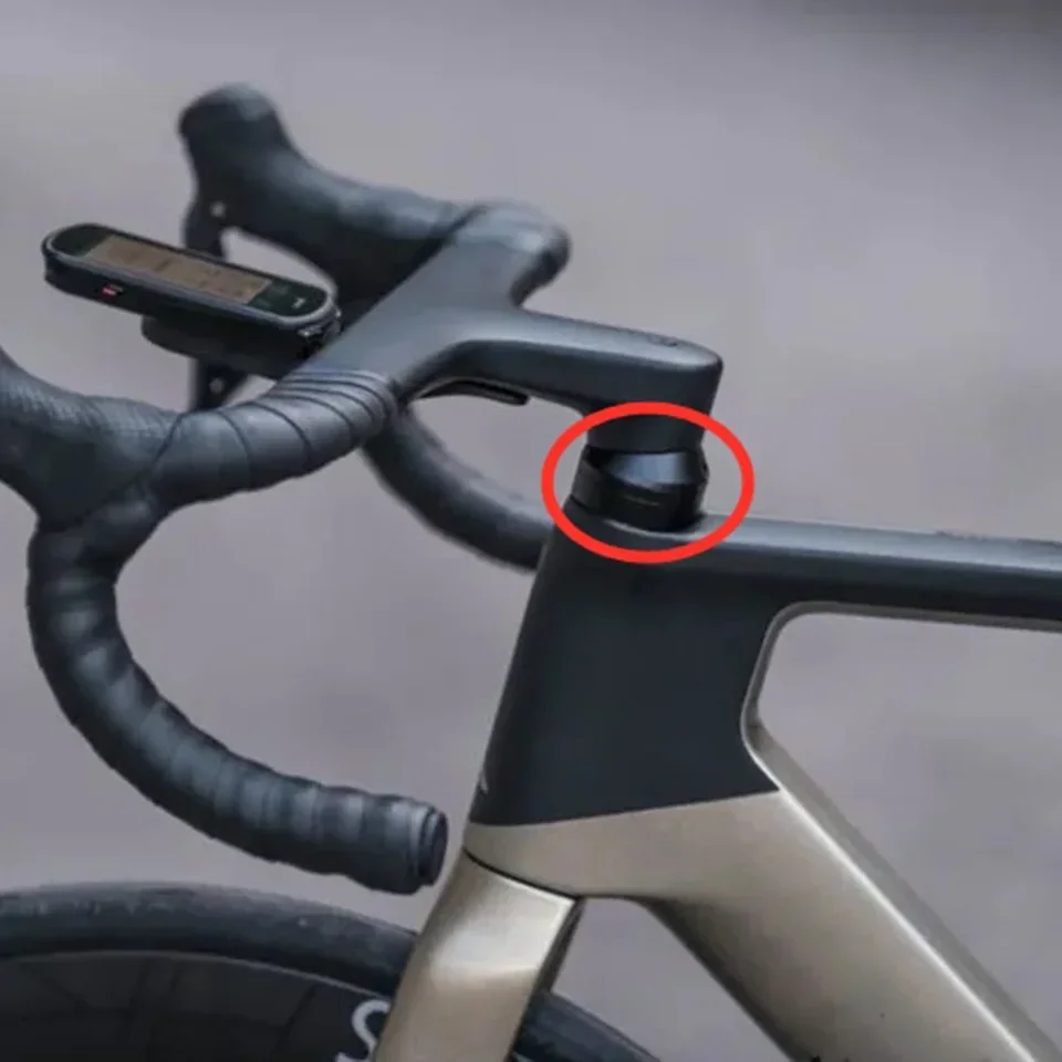 4 Distanziali Cuffie KCNC 20 Mm Argento: Design Cavo Per Sterzo 1 1/8, Universale Bici Strada E MTB