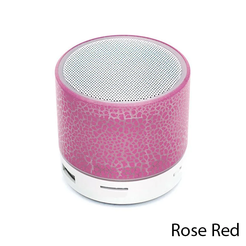 Wirless Bluetooth Speaker LED Light Crack Mini Protable Speaker Outdoor Sound Box for Mobile Phone best portable speakers Speakers