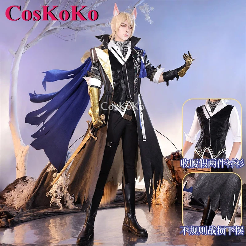 

CosKoKo Młynar Cosplay Game Arknights Costume New Skin Fahsion Handsome Combat Uniform Halloween Party Role Play Clothing S-XL