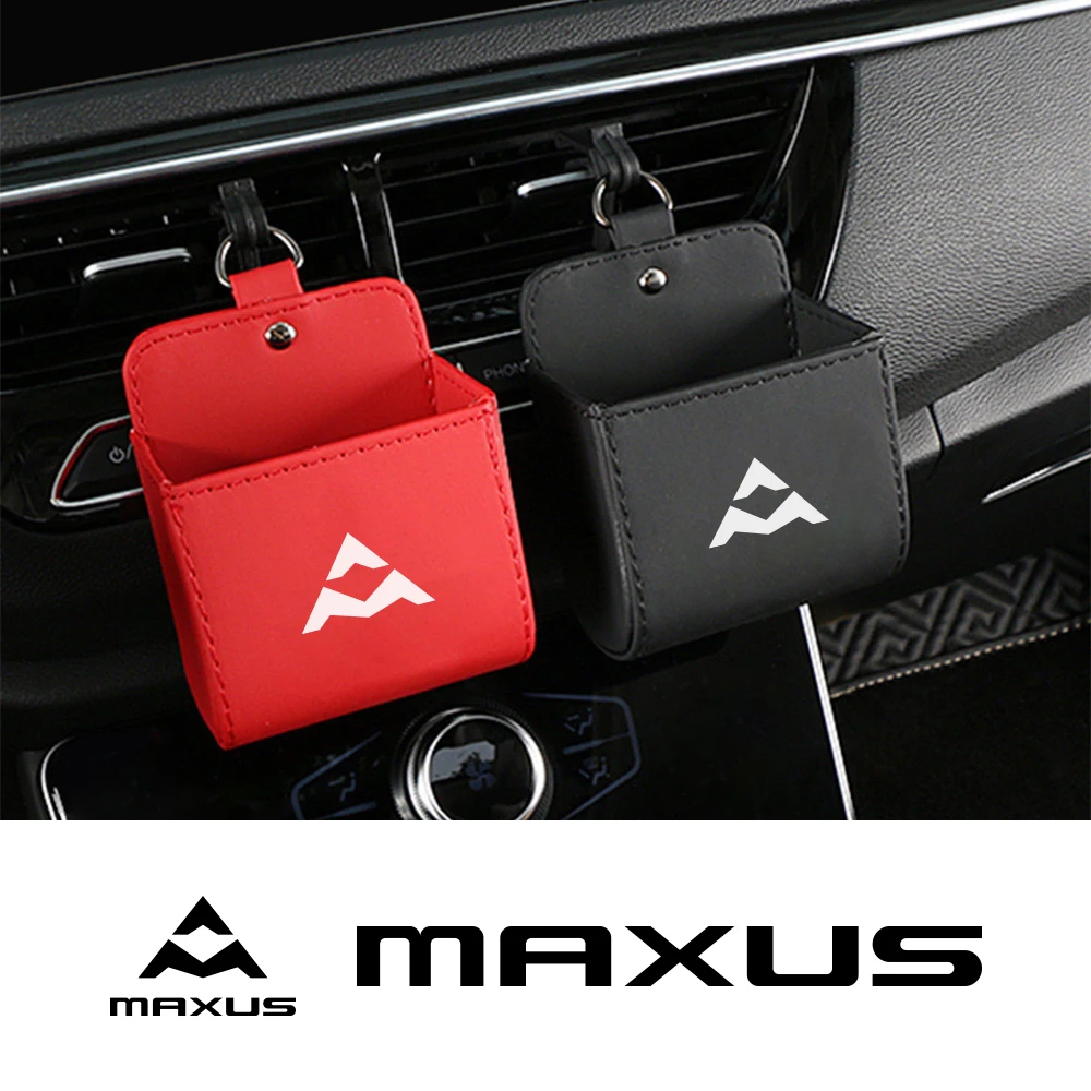 Car Storage Bag Air Vent Dashboard Hanging Box Auto Accessories For