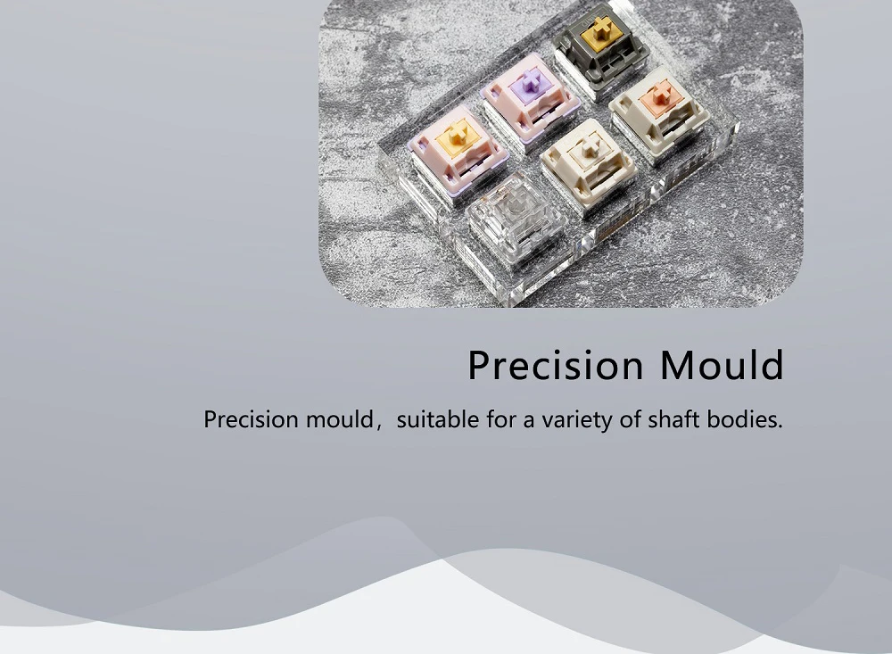 Acrílico Interruptor Tester para Teclado Mecânico, Princesa
