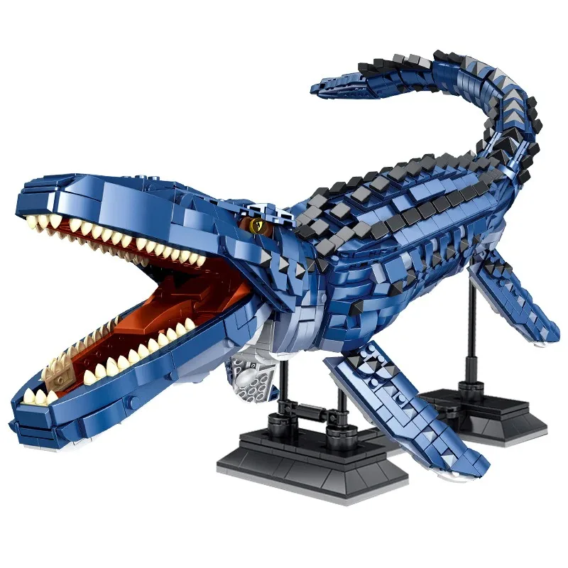 

Creative Expert MOC Panlos 611005 Dinosaur World Deep Sea Mosasaurus Model 1859PCS Building Blocks Brick Puzzle Toys for Gift