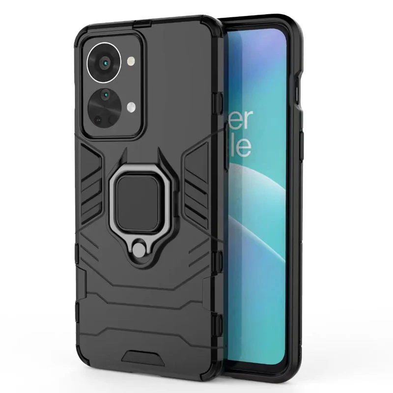 

Shockproof Armor Case For Oneplus Nord 2T 5G Cases Stand Holder Magnetic Phone Back Cover For Oneplus 1+ Nord 2T Fundas