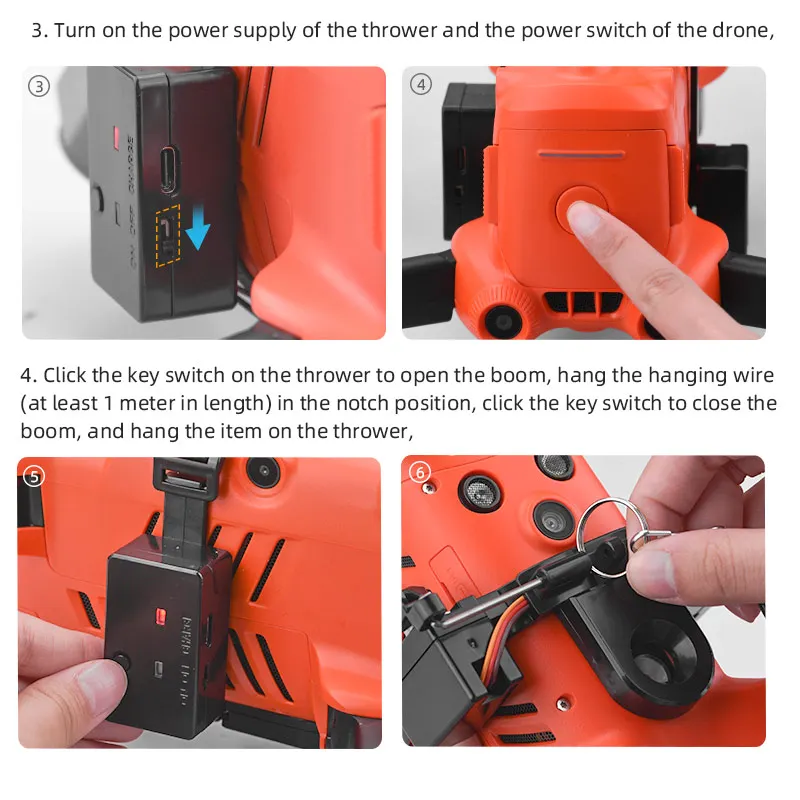 Lançador para Autel Robótica Evo ii Evo ii Pro Drone Sistema de Queda de ar Fotossensível Material Presente Dando Acessório - Image 6