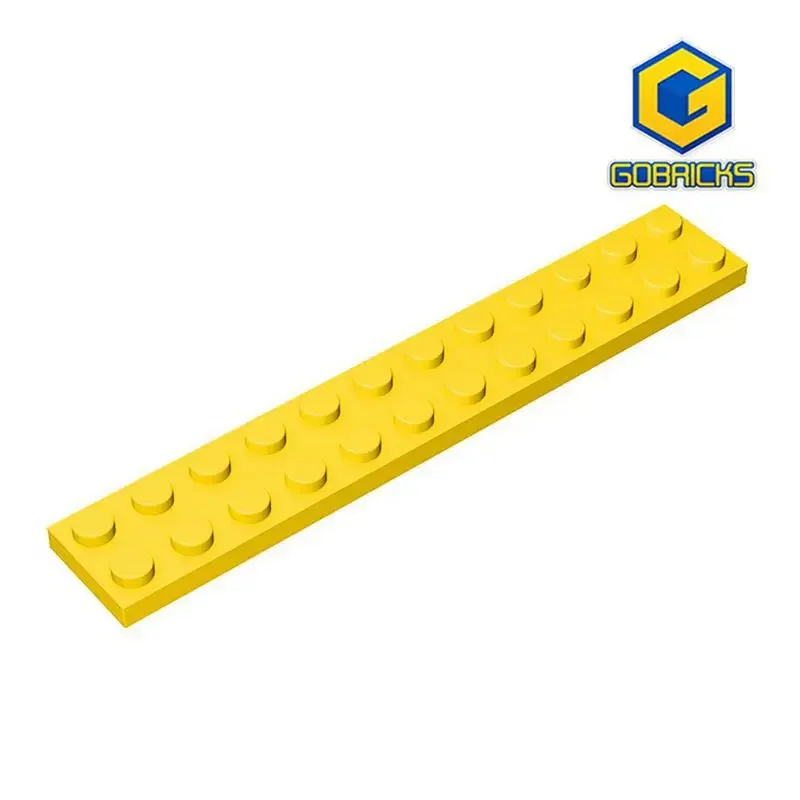 

Gobricks GDS-514 Plate 2 x 10 compatible with lego 3832 pieces of children's DIY building block Particles Plate DIY