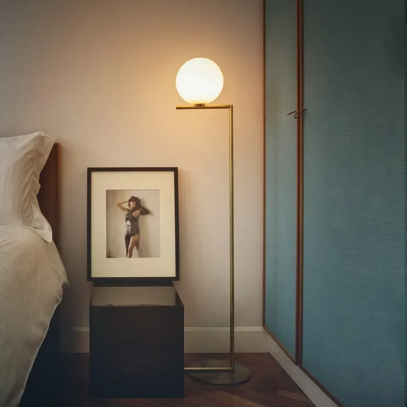 Gold designer lamp