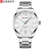 CURREN 8434 Fashion Brand Men's Watch Waterproof Night Light Elegant Business Stainless Steel Strap Mens Gift Watch reloj hombre