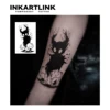 The devil is out of body Temporary Tattoo,Lasts To 15 Days New Technology Magic Waterproof Semi Permanent Sticker. 2
