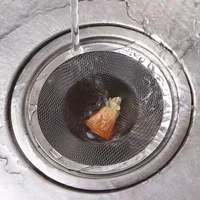 10/1x Stainless Steel Sink Filter Kitchen Bathroom Floor Drain Mesh Filters Drain Basket Waste Screen Hole Trap Strainer Stopper 3