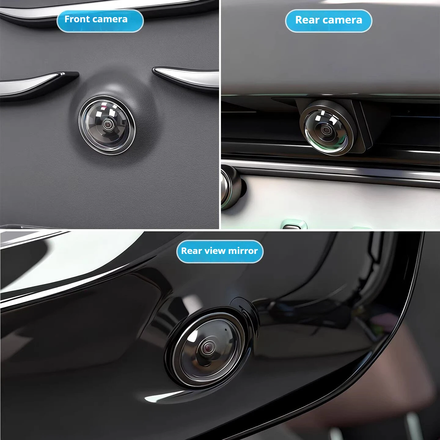 Zeekr 7X 9X 001 007 009 X 차량 전용 카메라 보호 커버 360 °   파노라마 카메라 렌즈 보호 필름 액세서리