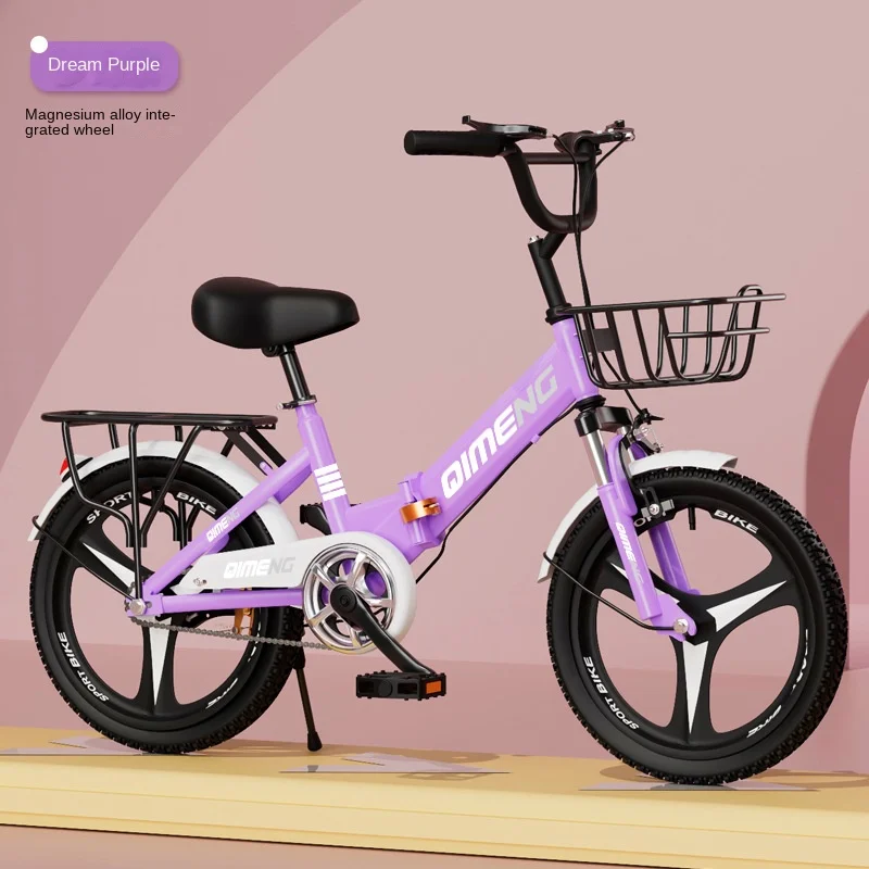 子供用折りたたみ自転車,男の子と女の子用,学生用ギフト,ミドルサイズ