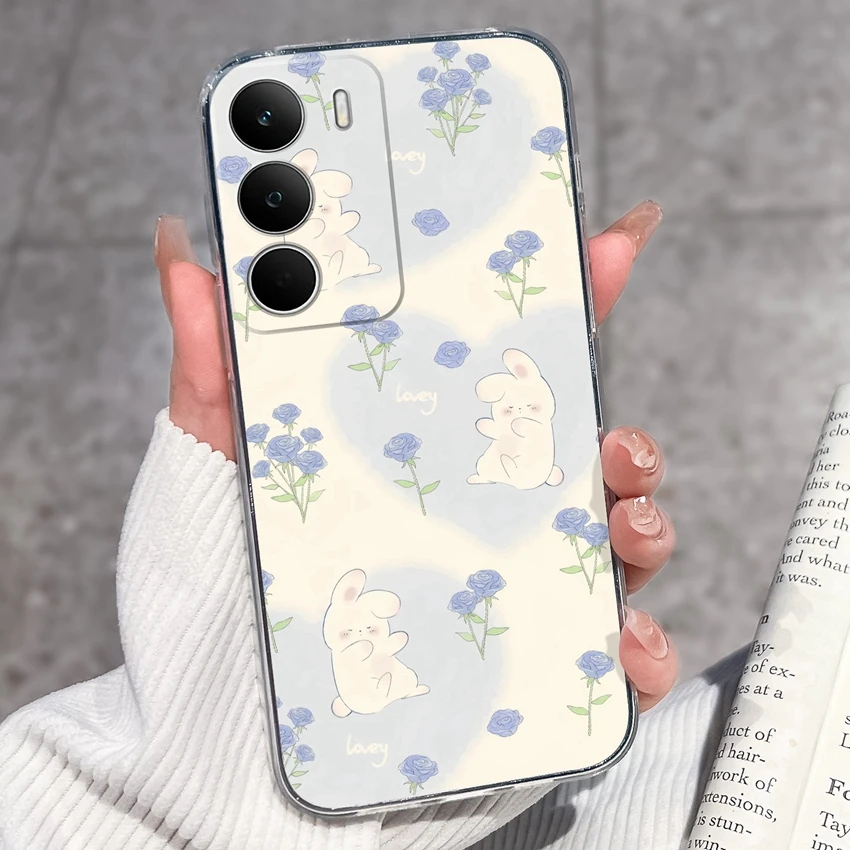 Fashion Astronaut Pattern Transparent Phone Case - Anti-Fingerprint TPU Clear Back Cover
