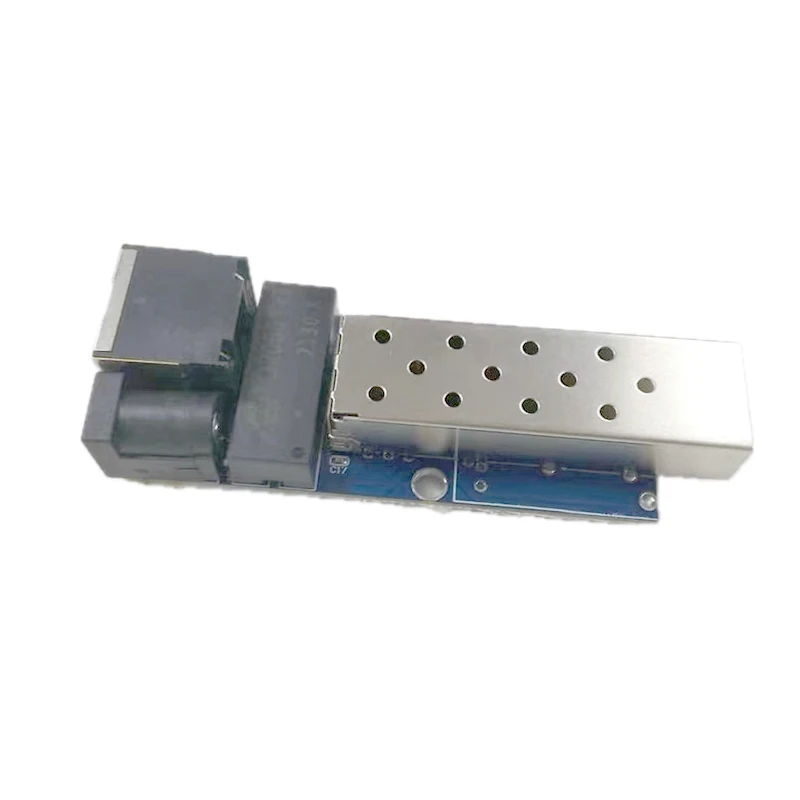 2PCS 1 Fiber 1 RJ45 SC 10M/100M/1000M Mini SFP Optical PCBA Board 1.25G Fiber Ethernet Media Converter PCBA