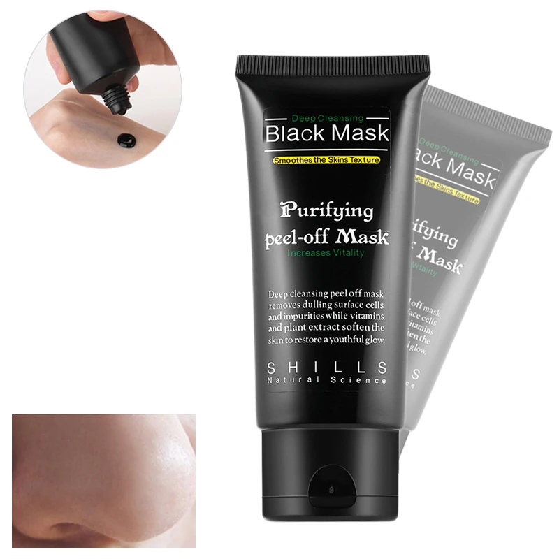 Bamboo Charcoal New Suction Face Deep Cleansing Black Mud Mask