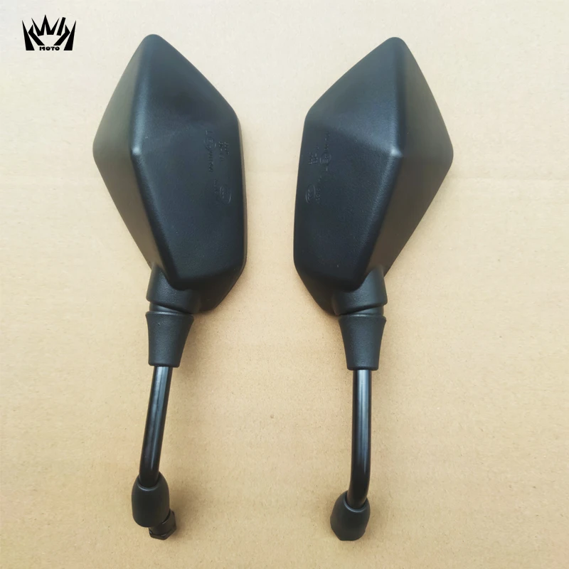 KWIKMOTO 범용 오토바이 미러, 전기 자전거 스쿠터 백미러, 전기 모빌 후면 볼록 미러, 10mm, 2 개 쌍