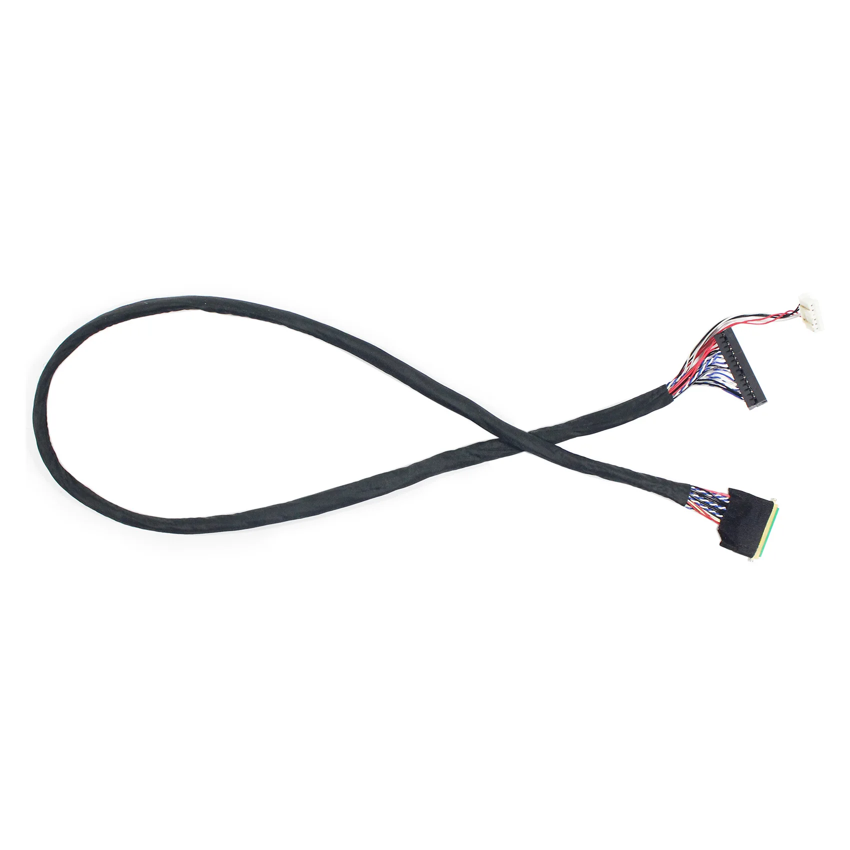LVDS CABLE 600mm IPEX 40PIN 0.5mm pitch 2ch 6bit for 15.6inch~19inch lcd panel screen Cable