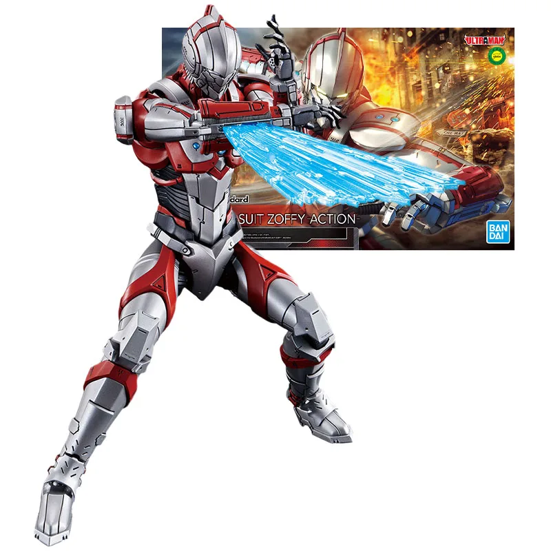 

Bandai Genuine Ultraman Model Kit Figure-rise Standard Ultraman Suit Zoffy Action Collection Model Action Figure for Kid Toys