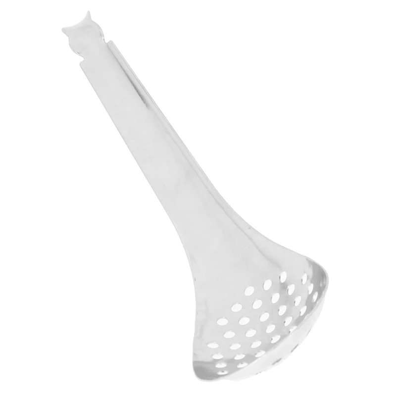 56 Holes Caviar Spoon Stainless Steel Kitchen Cooking Gadgets Colander 1Pc