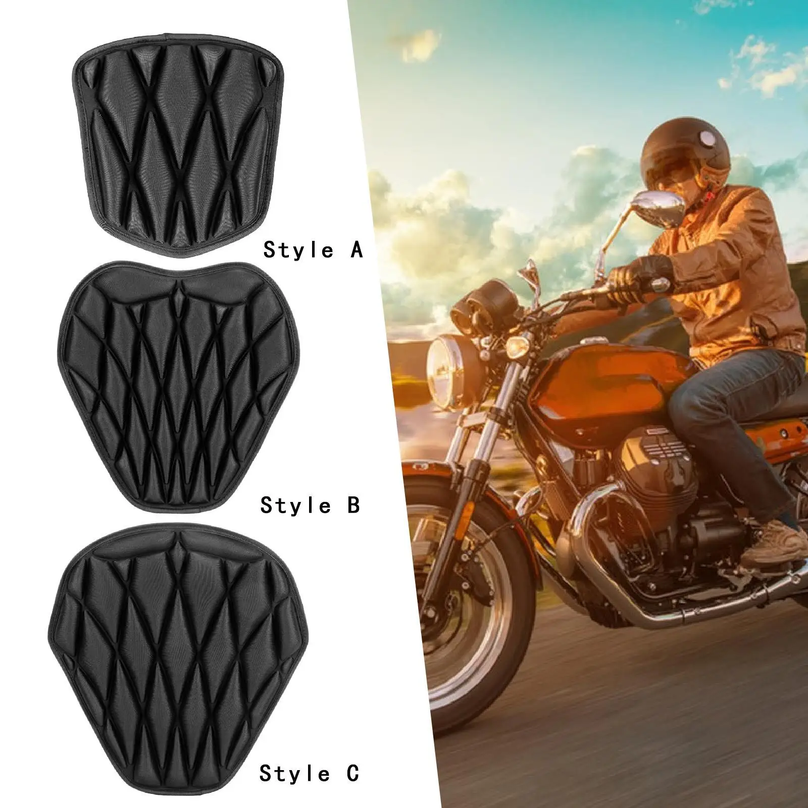 大人の乗車用の通気性のあるデザインの交換用オートバイシート