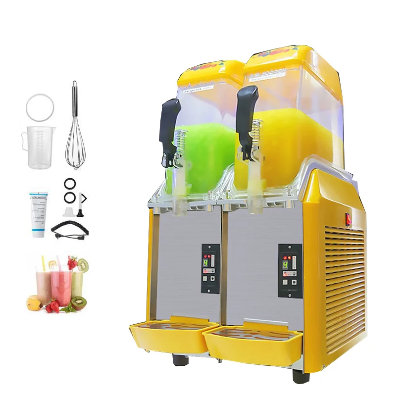 Commercial smoothie slushie machine granita daiquiri ice slash frozen drink making slush machine