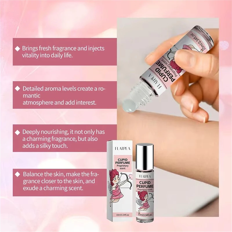 52XS Cupid Date Pheromone Perfume Men's Perfume Women's Long-lasting Natural Perfume Gentle Non-pungent Body Spray Roller_voghion.com